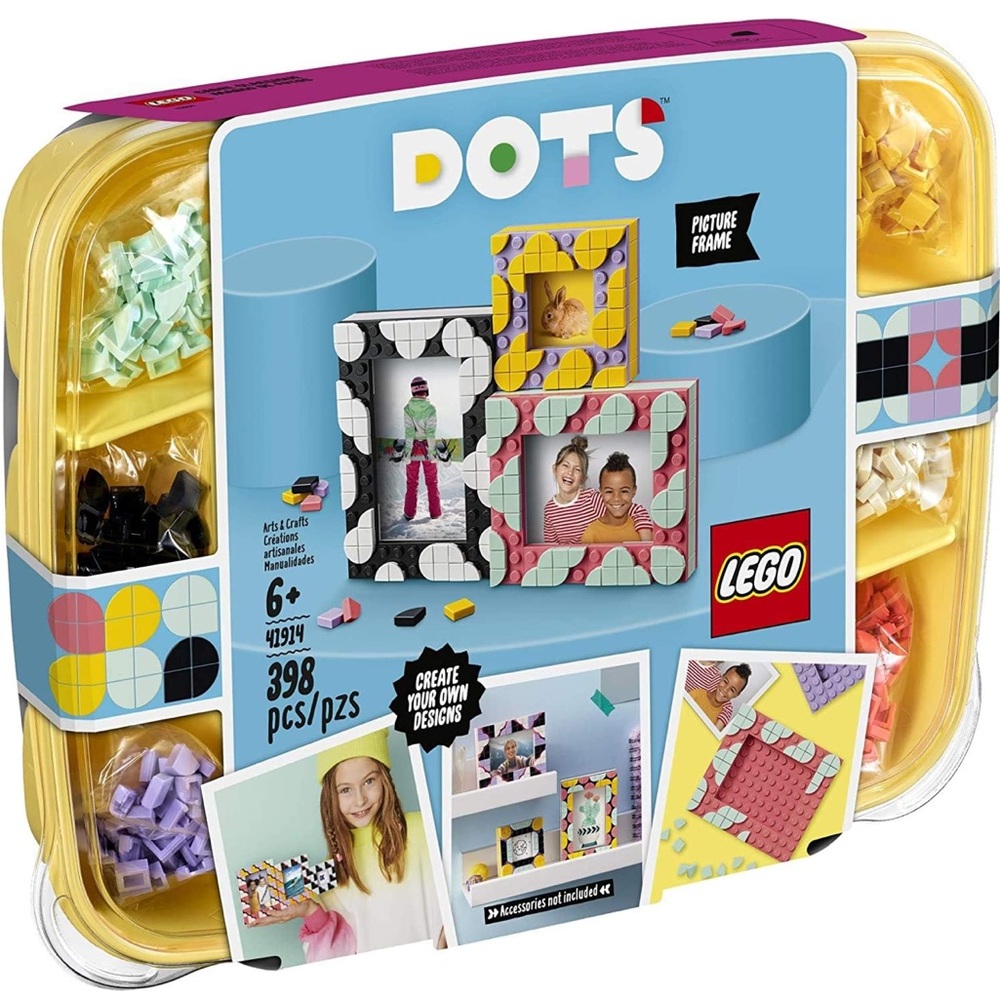 LEGO DOTS Creative Picture Frame Set - Yellow, Blue, Black, White
